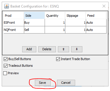 Basket trading config example 2